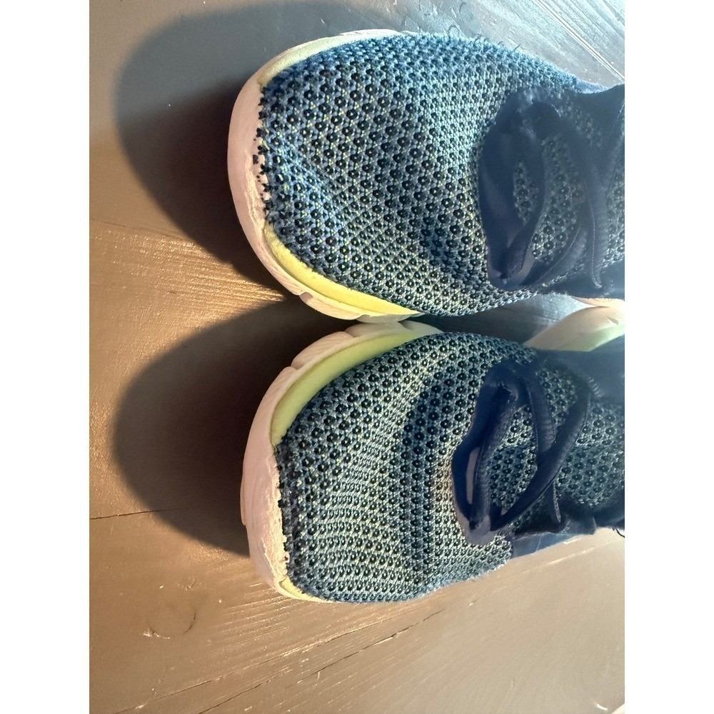 Under Armour Speedform Running Shoes Kids Blue Lime Green Size 6.5 Youth - Picture 3 of 9